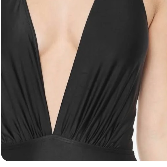 CIA Maritima V plunge black swimsuit size small - Picture 3 of 8